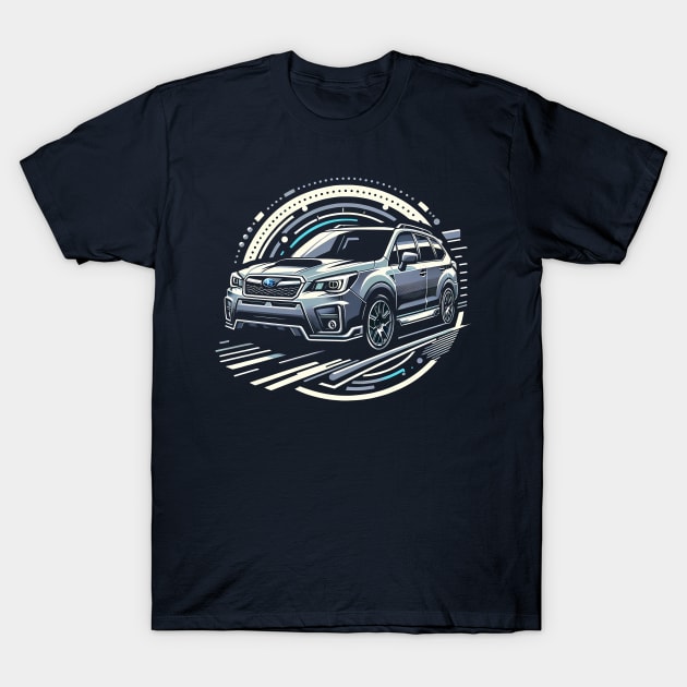 Subaru Forester T-Shirt by TaevasDesign